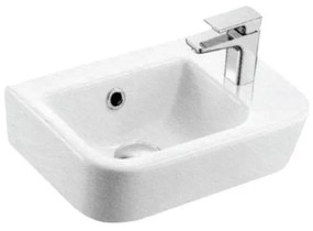 Karag Legend LH 10100R Νιπτήρας Αναρτώμενος Λευκό Πορσελάνη