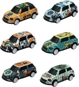 Σετ μεταλλικά αυτοκινητάκια - Pull Back - 6pcs - 562-27 - 917341