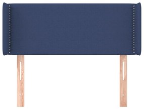 vidaXL Κεφαλάρι με Πτερύγια Μπλε 103x16x78/88 εκ. Υφασμάτινο