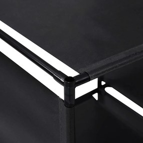 vidaXL Ραφιέρα Σκάλα Προβολής 130 x 45 x 170 εκ. Υφασμάτινη
