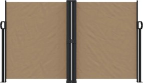 vidaXL Σκίαστρο Πλαϊνό Συρόμενο Taupe 140 x 1200 εκ.