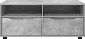 vidaXL Ντουλάπι TV Σκυρόδεμα Γκρι 100 x 48 x 43 εκ. Επεξεργασμένο ξύλο
