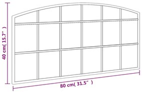 ΚΑΘΡΕΦΤΗΣ ΤΟΙΧΟΥ ΑΨΙΔΑ ΜΑΥΡΟΣ 80 X 40 ΕΚ. ΑΠΟ ΣΙΔΕΡΟ 358637