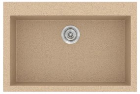Sanitec Classic 338 Granite Beige Ένθετος Νεροχύτης 70cm