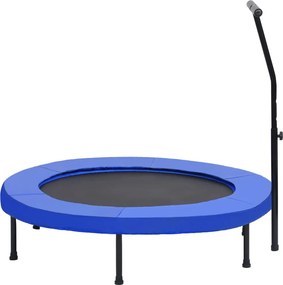 vidaXL Τραμπολίνο με Λαβή Στήριξης και Προστατευτικό Μαξιλάρι 122 εκ.