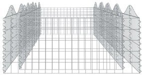 vidaXL Συρματοκιβώτιο Τοξωτό 400x100x50 εκ. από Γαλβανισμένο Σίδερο
