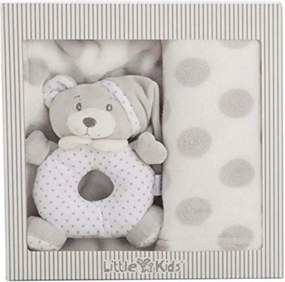 Κουβέρτα για Mωρό Κουδουνίστρα Γκρι 100 x 75 cm