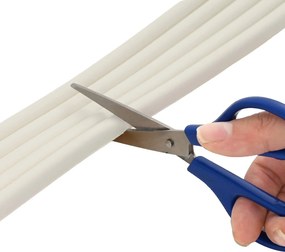 vidaXL Αυτοκόλλητη σφραγίδα παραθύρου Λευκό 12 x 10 mm 12 μ EPDM αφρός