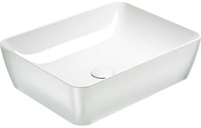 GSI Sand Platinum-White 9037-430300 Πορσελάνινος Νιπτήρας Μπάνιου  Επιτραπέζιος 50x38 cm