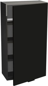 Κρεμαστό ντουλάπι Italia W45/108-Μαύρο