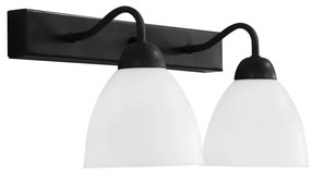 Απλίκα Τοίχου Heronia Ovo 31-1201 Black/White
