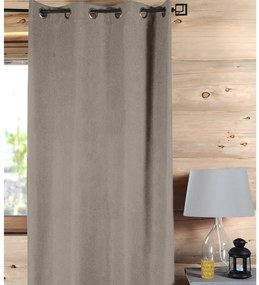 Κουρτίνα (135x260) Με Τρουκς S-F Alaga Taupe R65703014