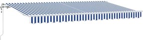 vidaXL Σκηνίτσα Αναδιπλούμενη Μπλε 400 x 200 cm ύφασμα
