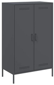 vidaXL Ντουλάπι Ανθρακί 68x39x113 εκ. από Ατσάλι