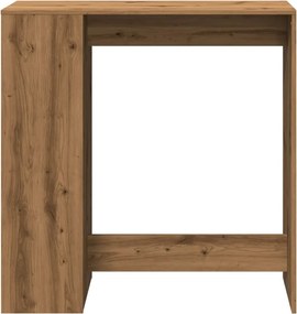 vidaXL Τραπέζι Μπαρ με Ράγες Δρυς 101x40x103,5 εκ. Επεξεργ. Ξύλο