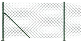 Συρματόπλεγμα Περίφραξης Πράσινο 1x25 μ. με Βάσεις Φλάντζα - Πράσινο
