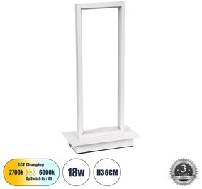 Επιτραπέζιο Φωτιστικό LED 60461 GloboStar-60461-Λευκό 60461
