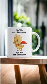 Stewehome Κούπα από κεραμικό με εκτύπωση Λευκό