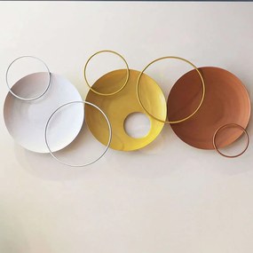 Διακοσμητικό Τοίχου Cosmos 507ATP1155 46x98cm Multi Wallity Ατσάλι