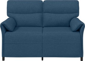 vidaXL Καναπές 100% πολυέστερ μεταλλικό πλαίσιο MDF, Κόντρα πλακέ