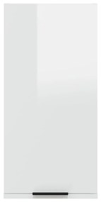 Ντουλάπι Μπάνιου Επιτοίχιο Γυαλιστερό λευκό 32 x 20 x 67 εκ. - Λευκό
