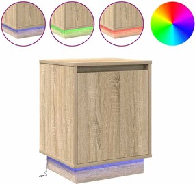 vidaXL Κομοδίνο 2 pcs Δρύς Sonoma 39 x 34,5 x 50 εκ.