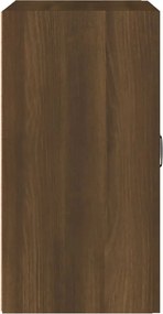 vidaXL Ντουλάπι Τοίχου Καφέ Δρυς 60x31x60 εκ. από Επεξεργασμένο Ξύλο