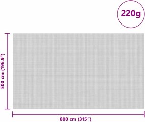vidaXL Κάλυμμα σιλό Πράσινο 8 x 5 m HDPE