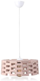 Φωτιστικό Οροφής Ξύλινο C7650.02 Ρόζ Φ33x66 εκ. 33x33x66 εκ.