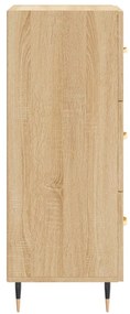 vidaXL Ντουλάπι Sonoma Δρυς 34,5x34x90 εκ. από Επεξεργασμένο Ξύλο