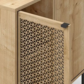 Μπουφές Naive Megapap χρώμα sapphire oak 80x40x80εκ.