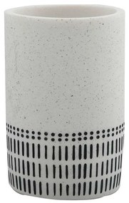 Ποτηροθήκη Yuma 03071.001 White-Black Resin