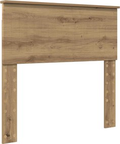 vidaXL Σκελετός Κρεβατιού Artisan Δρυς 90 x 190 cm Επεξεργασμένο Ξύλο
