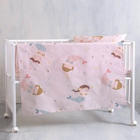 Πάπλωμα Βρεφικό Zizel Pink Ρυθμός 110x150cm 100% Cotton