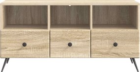 vidaXL Ντουλάπι TV Sonoma Δρυς 102 x 34,5 x 50 εκ. Επεξεργασμένο Ξύλο