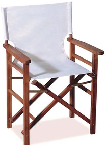 Πολυθρόνα Σκηνοθέτη Acacia Wood C2013-E-AC 47x58x88cm Natural-White