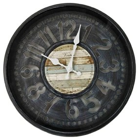 Ρολόι τοίχου - 35cm - 99145-BK-99145-BK