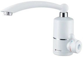 Θερμοσίφωνας Crown CIHF-3000V, 3kW, 1.5-2 l/min, Στιγμιαία, Μόνιμος, Έλεγχος θερμοκρασίας, Εξοικονόμηση ενέργειας, Λευκό