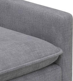 vidaXL Σετ Καναπέ 2 pcs Ανοιχτό γκρι Πολυεστέρας