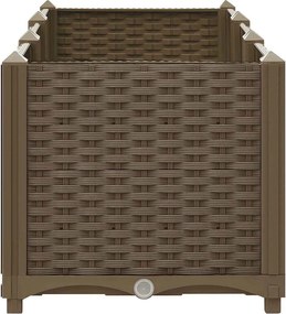 vidaXL Υπερυψωμένο Κρεβάτι 120x40x38 εκ. από Πολυπροπυλένιο
