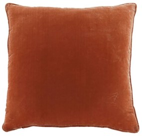 MOROCCO ΔΙΑΚΟΣΜΗΤΙΚΟ ΜΑΞΙΛΑΡΙ ΒΕΛΟΥΔΟ TERRACOTTA 50x50cm - 023369