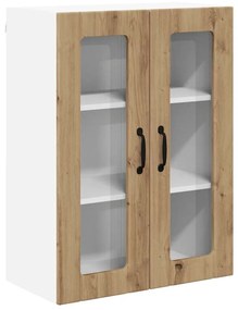 vidaXL Ραφιέρα τοίχου LUCCA Artisan Δρυς 60 x 31 x 80 εκ.