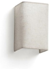 Φωτιστικό Τοίχου - Απλίκα 66400-97 1xE27 12x10x20cm White-Linen Faro Barcelona