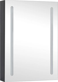 vidaXL Καθρέφτης Μπάνιου με Ντουλάπι &amp; LED 50 x 13 x 70 εκ.