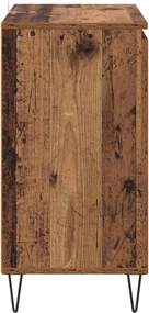 vidaXL Πλαϊνό γραφείο Παλιό Ξύλο 60 x 35 x 70 cm Επεξεργασμένο Ξύλο
