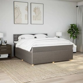 ΚΡΕΒΑΤΙ BOXSPRING ΜΕ ΣΤΡΩΜΑ TAUPE 180X200 ΕΚ. ΥΦΑΣΜΑΤΙΝΟ 3289853