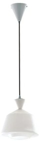 Φωτιστικό Οροφής Sugar I-SUGAR-B-CN 1xE27 Led Φ20cm 120cm White Luce Ambiente Design Glass