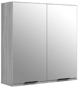 vidaXL Σετ Επίπλων Μπάνιου 5 Τεμαχίων Γκρι Sonoma Επεξεργασμένο Ξύλο