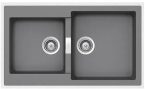 Schock Cristalite Manhattan 30290 Croma Ένθετος Νεροχύτης 86x50cm