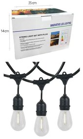 Εξωτερικά φώτα κρεμαστά γιρλάντα LED 10m 20L- Innovative LED lighting